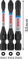 Bosch Accessories Bosch Power Tools 2608522491 Kruis-bit 3-delig Kruiskop Phillips - thumbnail