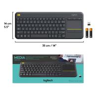 Logitech K400 Touch zwart QWERTZ - thumbnail