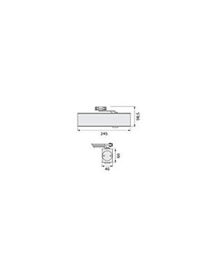 Dormakaba Schaararmdeurdranger TS83 SV - Zonder Arm - 38020101
