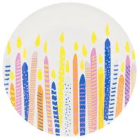 HEMA Gebaksbordjes karton Ø17.5cm blauw - 8 stuks - thumbnail