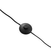 QAZQA Art Deco vloerlamp zwart met smoke glas 2-lichts - Rid - thumbnail