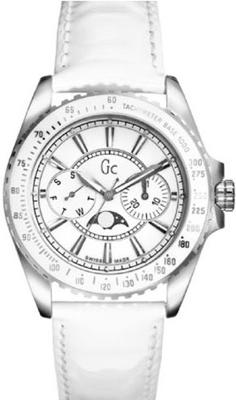 Guess horlogeband I29006M1 / 29006M1 Leder Grijs + standaard stiksel