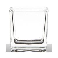 Glazen vaas kubus 8x8x8cm - thumbnail
