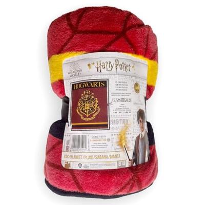 Harry Potter fleeceplaid Hogwarts rood 120x150cm Harry Potter fleeceplaid Hogwarts rood 120x150cm