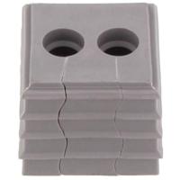 Weidmüller CABTITE SE 2/6.5 SML GY Dicht-inzetstuk Klem-Ø (max.): 7 mm TPE (geurloos rubbermengsel) Lichtgrijs 10 stuk(s) - thumbnail