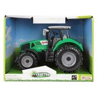 Toi-Toys Tractor met frictie groen, 19cm - thumbnail