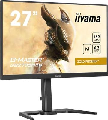 Iiyama G-Master Gold GB2795HSU-B1 Gaming monitor Energielabel E (A - G) 68.6 cm (27 inch) 1920 x 1080 Pixel 16:9 0.2 ms HDMI, DisplayPort, Hoofdtelefoon (3.5