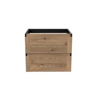 Onderkast Arcqua Nature 60 cm Eiken Mat Zwart - thumbnail