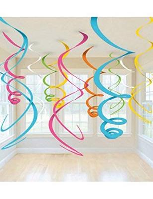 Hangdecoratie Swirls Appel Rood