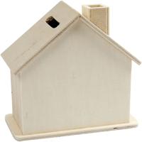 Creativ Company Houten spaarpot huis - thumbnail