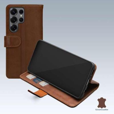 Mobilize Leather Wallet Samsung Galaxy S25 Ultra 5G Brown