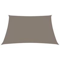 VidaXL Zonnescherm rechthoekig 2,5x3 m oxford stof taupe - thumbnail