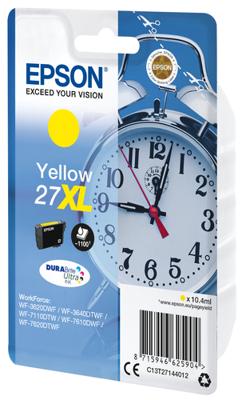 Epson Inktcartridge 27XL Origineel Geel C 13 T 27144012 - thumbnail