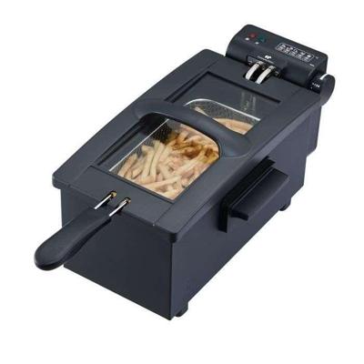 Friteuse - CONTINENTAL EDISON - CEFR3BLK - 3 L - 2000 W - 1 mand - Zwart