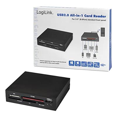 LogiLink USB 2.0 kaartlezer 3,5 inch - thumbnail