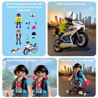 PLAYMOBIL City Action achtervolging met motorfiets 72079 - thumbnail