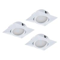 Eglo Led plafondspotPineda Square (3x) 3x6w - 3000K - 8,4cm wit - 95844 - thumbnail