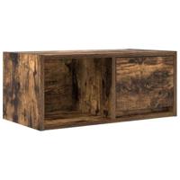 TV-meubel 60x31x25,5 cm bewerkt hout gerookt eikenkleurig - thumbnail