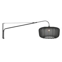Steinhauer Wandlamp zwartVela Lino met zwarte kap Ø60cm - 4455ZW - thumbnail