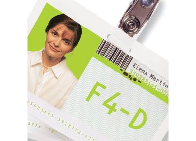 Lamineerhoes gbc badge card 67x99mm 2x125micron