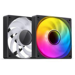 Jonsbo SL-120BR koelsysteem voor computers Computer behuizing Ventilator 12 cm Zwart, Wit 1 stuk(s)