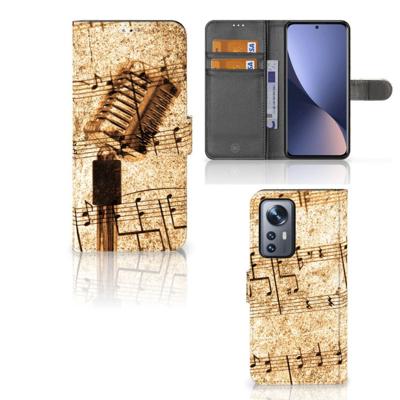 Xiaomi 12 Pro | Telefoonhoesje met foto | Bladmuziek | Portemonnee hoesje