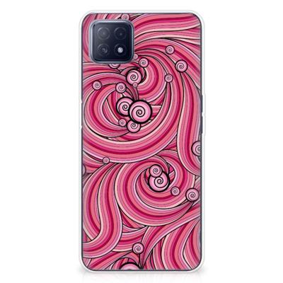 OPPO A53 5G | OPPO A73 5G | Hoesje maken | Swirl Pink