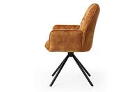 Artistiq Eetkamerstoel 'Gadi' Velvet, kleur Goud - thumbnail