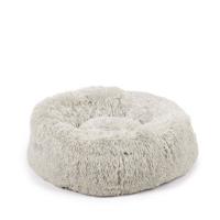 Beeztees Yali, Hondenbed, Pluche, lichtgrijs, Diam. 70 cm - thumbnail