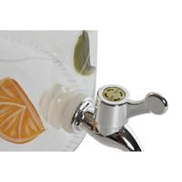 Water automaat Home ESPRIT Geel Metaal Siliconen Kristal ABS 18 x 24 x 30,5 cm - thumbnail