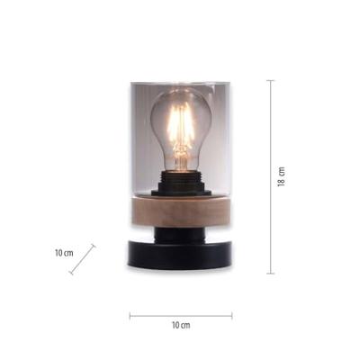 Just Light TafellampPasqual zwart - 11310-18