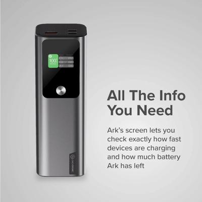 Alogic Ark 3-port powerbank (27.000 mAh/140W) - Space Gray Alogic Ark 3-port powerbank (27.000 mAh/140W) - Space Gray