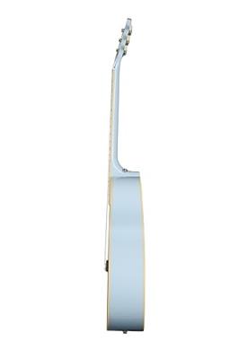 Epiphone Modern Collection J-180 LS Frost Blue elektrisch-akoestische westerngitaar met koffer