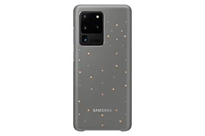 LED Back Cover EF-KG988 - Achterzijde behuizing voor mobiele telefoon - grijs - voor Galaxy S20 Ultra, S20 Ultra 5G