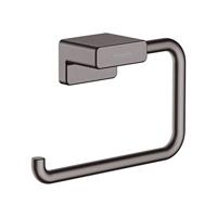 Hansgrohe Handdoekring AddStoris Geborsteld Zwart Chroom - thumbnail