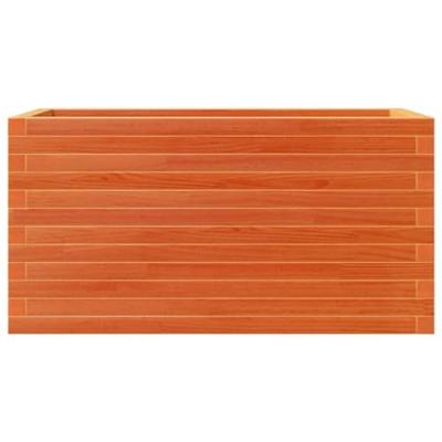Plantenbak 90x40x46 cm massief grenenhout wasbruin