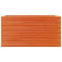 Plantenbak 90x40x46 cm massief grenenhout wasbruin - thumbnail