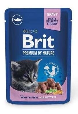 BRIT Premium by Nature Kitten White fish - nat kattenvoer - 100 g