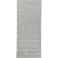 Creativ Company Stickers, kruis, vel 10x23 cm, zilver, 1 vel - thumbnail