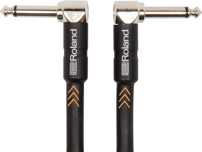 Roland RIC-B3AA Black Series patchkabel jack-jack haaks 1 m Roland RIC-B3AA Black Series patchkabel jack-jack haaks 1 m