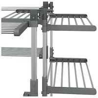 Wasrek 107x107x120 cm aluminium - thumbnail