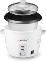 Alpina Switzerland 871125218115 Rijstkoker Wit Controlelampje, Met maatbeker, BPA-vrij - thumbnail