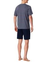 Schiesser Schiesser Heren Pyjama Short bluegrey 183588 54/XL - thumbnail