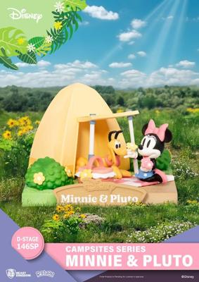 Disney D-Stage Campsite Series PVC Diorama Mini & Pluto Special Edition 10 cm Disney D-Stage Campsite Series PVC Diorama Mini & Pluto Special Edition 10 cm