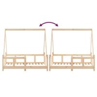 Kinderbedframe 70x140 cm massief grenenhout - thumbnail