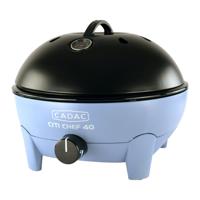 Cadac CITI CHEF 40 Barbecue Tafelblad Gas Zwart, Blauw 2700 W - thumbnail