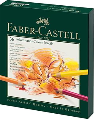 Faber Castell FC-110038 Kleurpotlood Polychromos Studiobox à 36 Stuks Faber Castell FC-110038 Kleurpotlood Polychromos Studiobox à 36 Stuks
