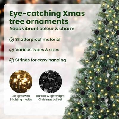 VidaXL Kunstkerstboom met 300 led met standaard groen 210 cm pe en pvc