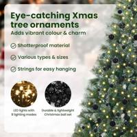 VidaXL Kunstkerstboom met 300 led met standaard groen 210 cm pe en pvc - thumbnail