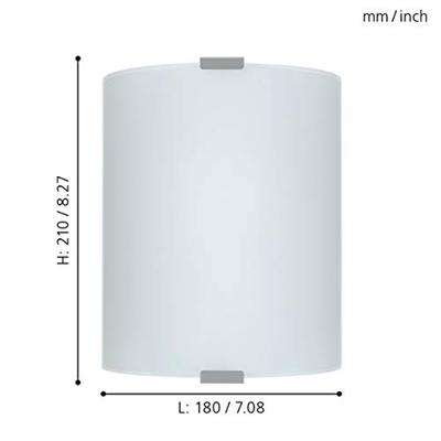 Eglo WandlampGrafik 21cm wit - 84028